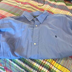 Polo by Ralph Lauren Men's Sky Blue Casual Shirt